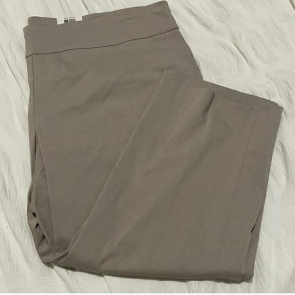 Alfani, Tan Capri Pants, 22W - Picture 1 of 7